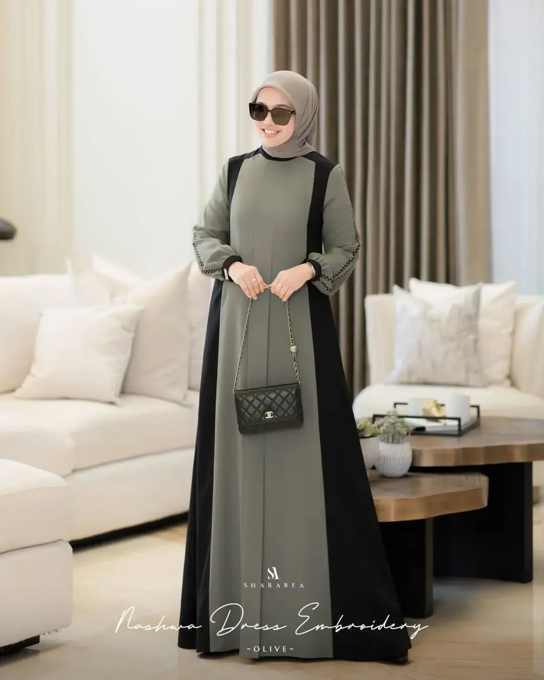 Nashwa Dress Embroidery